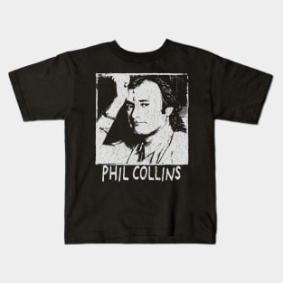 phil collins grunge retro Kids T-Shirt